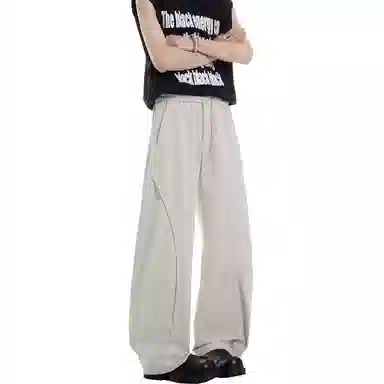 Jungle Panda Banana Curved Pants