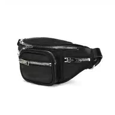 Alexander Wang Double Zip Satin Crossbody Bag