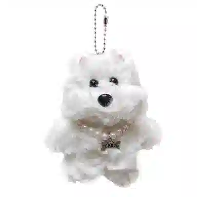 零界 可爱潦草绒绒小狗公仔萌萌百搭书包挂饰 毛绒 挂件 男女同款情侣款