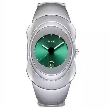 HNK Quartz Stainless Steel White Dial