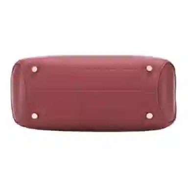 红蜻蜓 纯色都市简约 牛剖层革 手提包 女款 多色