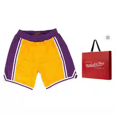 Mitchell & Ness 96-97 Lakers Retro Basketball Shorts