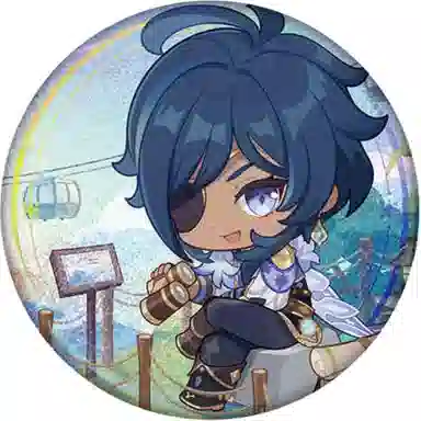 原神 艾尔海森 甘雨 线下店主题系列 凯亚 绮良良 菲米尼 徽章