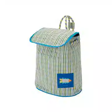 Hermes Animal Tapestry Backpack Blue