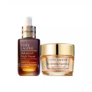 雅诗兰黛 小棕瓶修护淡纹 护肤套装 滋润补水 精华+胶原精华乳霜