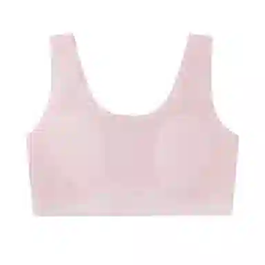 欧迪芬 冰丝轻薄透气柔软无痕高弹力不束缚青春期运动舒适透气背心式文胸 女款