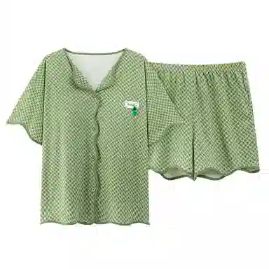 好福份 带胸垫透气简约家居服睡衣套装 女款