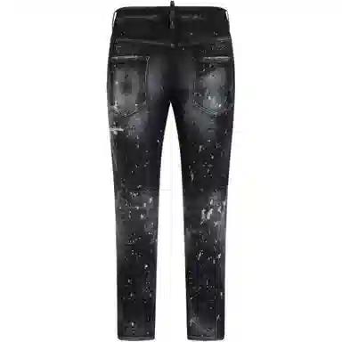 DSQUARED2 SS24 Distressed Jeans Black