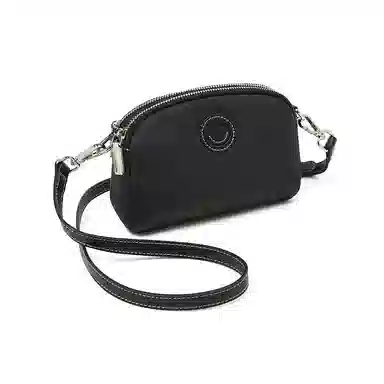 老人头 百搭简约时尚笑脸 头层牛皮 单肩包 女款 多色