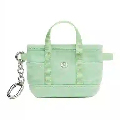 Lululemon Classic Logo Recycled Nylon Wallet Green