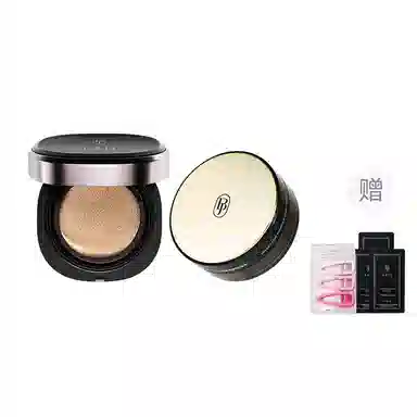 芭集 蝴蝶结彩妆套装气垫粉饼散粉遮瑕两件套三件套 不卡粉不脱妆亮泽修饰肤色持久服帖雾面