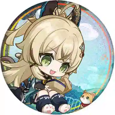 原神 艾尔海森 甘雨 线下店主题系列 凯亚 绮良良 菲米尼 徽章