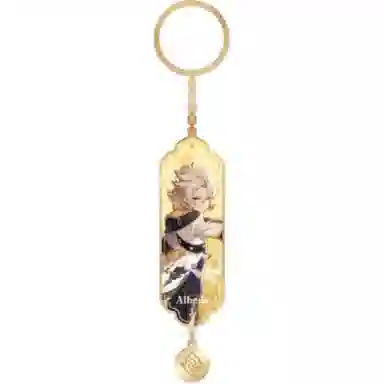 原神 温迪 达达利亚 角色立绘系列金属滴胶 谷圈挂件