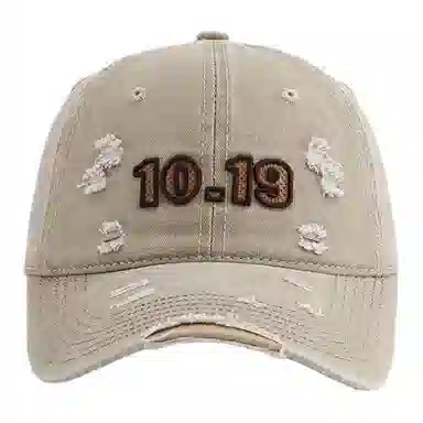 艾佳微 深顶大头围复古美式做旧软顶刺绣字母韩版百搭宽檐户外遮阳显白显脸小 棉 鸭舌帽 男女同款情侣款