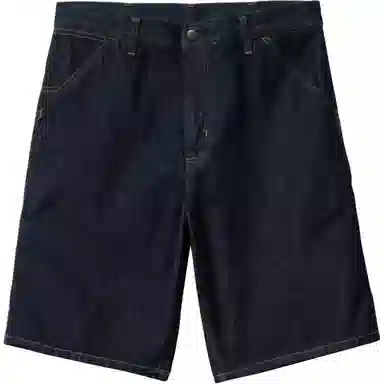 Carhartt WIP SS23 Logo Shorts Navy
