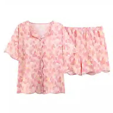 好福份 带胸垫简约优雅家居服睡衣套装 女款