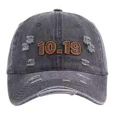 艾佳微 深顶大头围复古美式做旧软顶刺绣字母韩版百搭宽檐户外遮阳显白显脸小 棉 鸭舌帽 男女同款情侣款