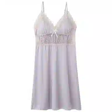 欧迪芬 性感纯欲风吊带带胸垫不凸点居家睡裙 女款