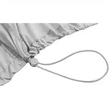 Atry拼接解构基础国潮美式户外宽松连帽防晒服 男女同款 灰色