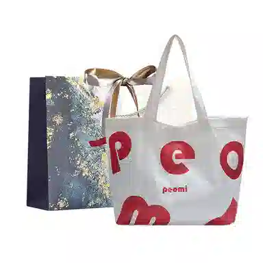 伊曼家 字母简约大容量运动风休闲托特包手提包 尼龙 单肩包 女款 黄色/白色/棕色