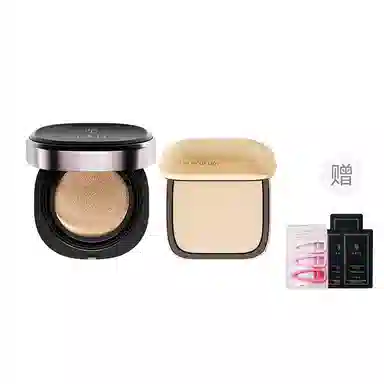 芭集 蝴蝶结彩妆套装气垫粉饼散粉遮瑕两件套三件套 不卡粉不脱妆亮泽修饰肤色持久服帖雾面