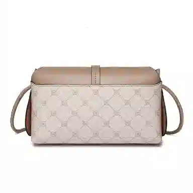 稻草人 百搭通勤时尚简约 聚氯乙烯革拼聚氨酯革 单肩包 女款 多色