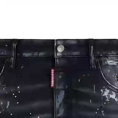 DSQUARED2 SS24 Distressed Jeans Black