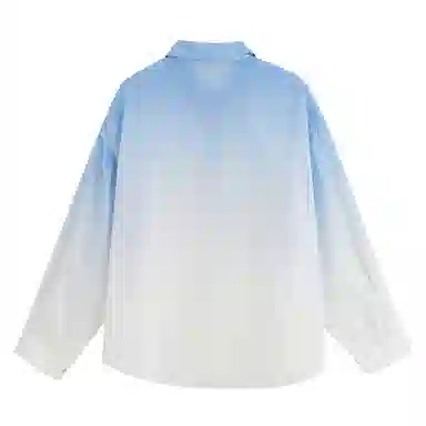 茵曼 丁达尔渐变法式长袖上衣外套衬衫 女款