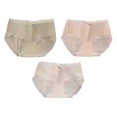 二三二三 透气吸汗防夹臀不卡档无痕亲肤柔软抑菌舒适中腰高弹轻薄蝴蝶结纯欲潮流甜美可爱时尚百搭运动内裤 女款