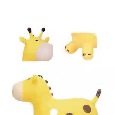 咕轹 跳跳 充气马 橡胶小马 玩具