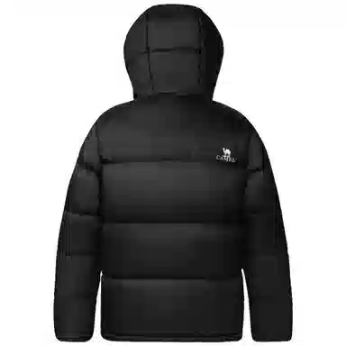 CAMEL Warm Fleece Windproof Hooded Down Jacket