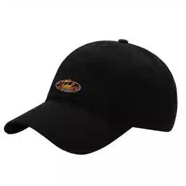 加菲猫家族 个性纯色休闲百搭小众运动风遮脸软顶大头围显脸小时尚 棉 鸭舌帽 男女同款情侣款