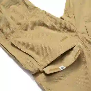 中国李宁 滑雪系列 立体口袋宽松直筒滑雪裤 男女同款 海星褐