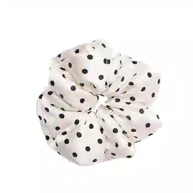 桑尚 波点 桑蚕丝 发圈 女款