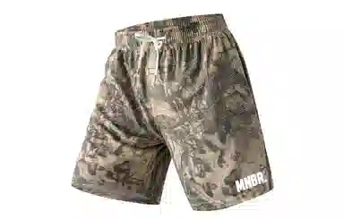 Menblero Vintage Camo Shorts