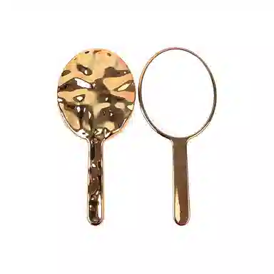 未来枫情 电镀塑料手柄化妆镜