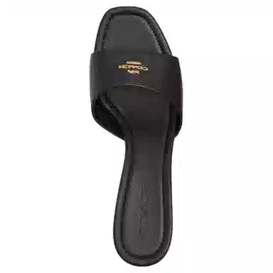 COACH Leather Square Toe Mule