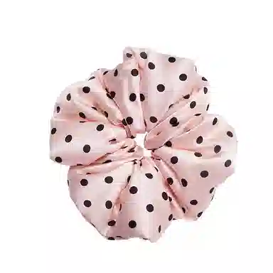 桑尚 波点 桑蚕丝 发圈 女款