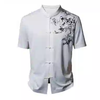 Pierre Cardin Vintage Mandarin Collar Shirt