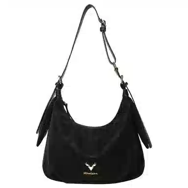 稻草人 甜美小众出行收纳月牙包 聚氨酯革 单肩斜挎包 女款 卡其/浅杏色/黑色