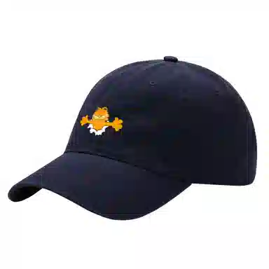 加菲猫家族 韩版弯檐户外游玩运动百搭小众软顶 棉 鸭舌帽 男女同款情侣款