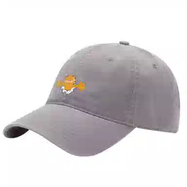 加菲猫家族 韩版弯檐户外游玩运动百搭小众软顶 棉 鸭舌帽 男女同款情侣款