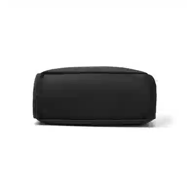 老人头 简约休闲纯色旅游行李袋 织物 单肩斜挎旅行包 女款 黑色