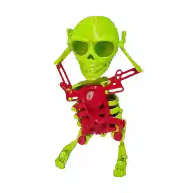 咕轹 骷髅头会跳舞 玩具