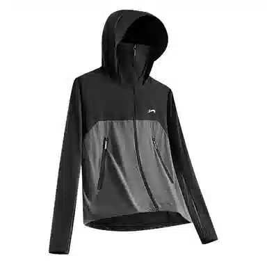 贵人鸟 美式舒适时尚简约纯色宽松休闲百搭户外运动轻薄连帽长袖 透气防紫外线抑菌抗敏速干凉感防晒服薄外套 男女同款