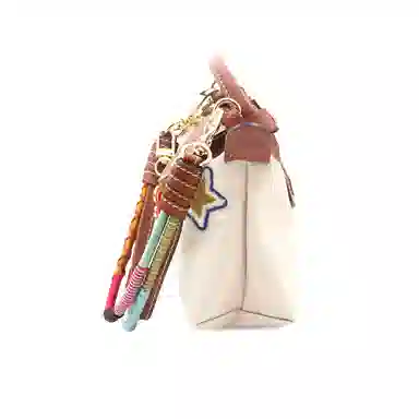 Longchamp Le Pliage 17 White Brown