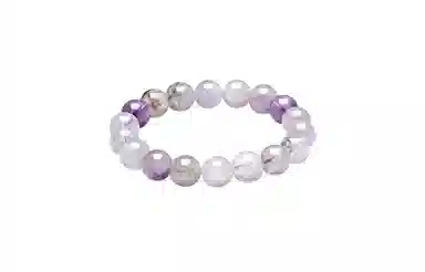 【智慧之石】 周六福 九紫离火 好运降临精致小众百搭上岸顺利天然 白水晶 手串 女款