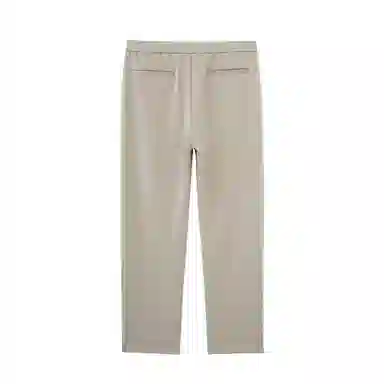 丹宁哲学 直筒纯色拉链休闲裤 男款