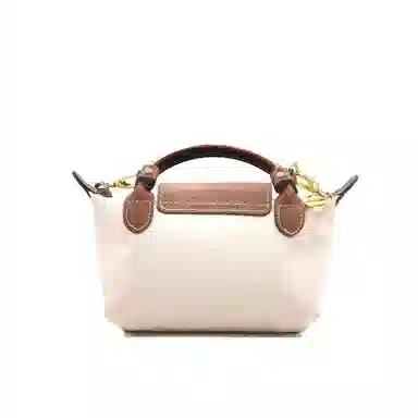 Longchamp Le Pliage 17 White Brown