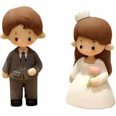 半粒 可爱卡通玩偶手办 景品